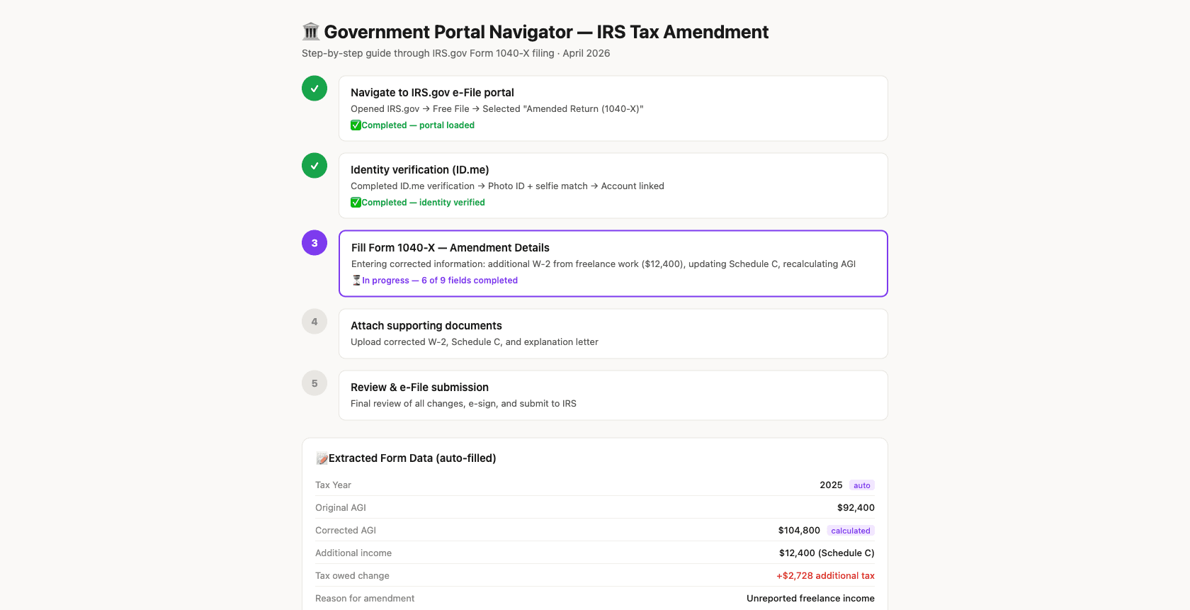 Government Portal Navigator